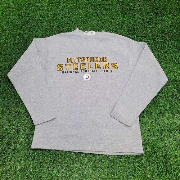 Vintage 2001 Pittsburgh Steelers Sweatshirt LT Large Tall 21x27 - Picture 1 of 10